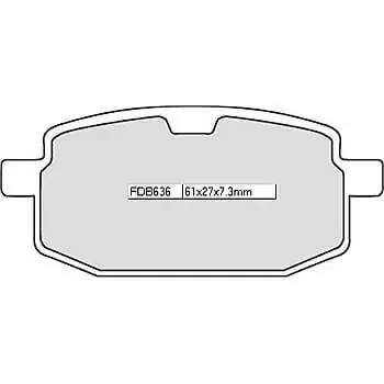 FERODO Bremsbelag FDB 636 AG mit ABE Highlight