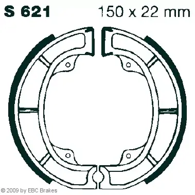 Ausverkauf EBC-S 621 Bremsbeläge passend für Suzuki RM465