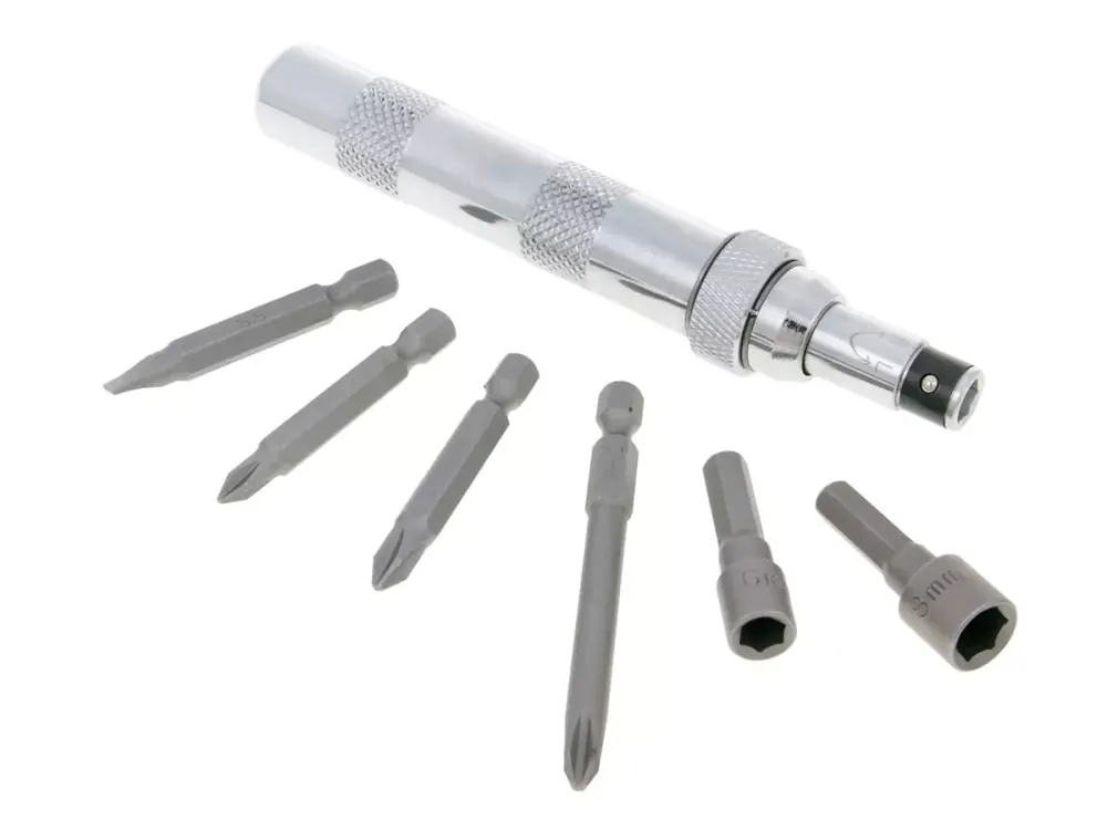 Highlight Schlagschraubendreher Set Buzzetti 7-teilig links und rechts