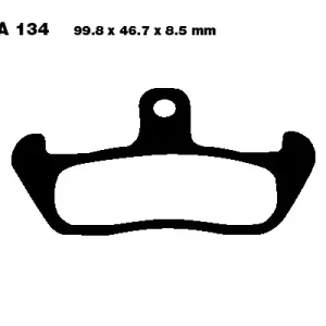 Neue Kollektion EBC Bremsbeläge passend für Gilera RC 600 C 91-93