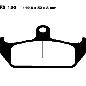 Knallerangebot EBC Bremsbeläge passend für Cagiva Elefant 650 (85-87)
