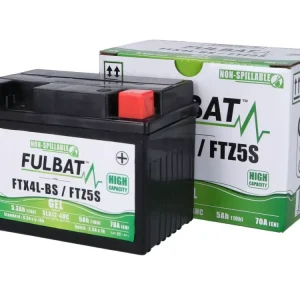 Bestseller Batterie Fulbat High Power 5AH GEL +25% FTX4L-BS / FTZ5S SLA