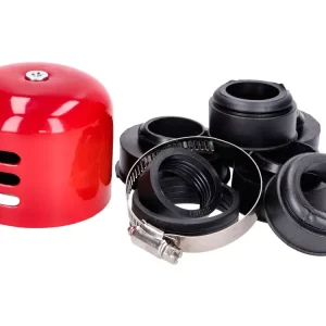Luftfilter Powerfilter Alu Kappe 28-47mm rot Bestseller