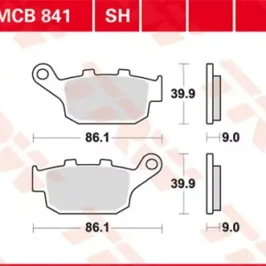 Scheibenbremsbeläge MCB841 passend für Honda, Suzuki, Kawasaki Sonderaktion