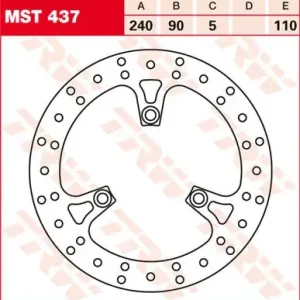 Top-Angebot Bremsscheibe starr MST437 passend für Suzuki UH 200 Burgman