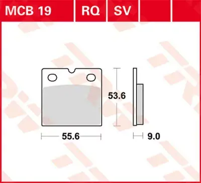 Scheibenbremsbeläge MCB19SV passend für BMW Motorräder Angebot