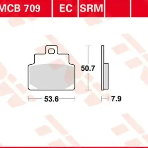 Scheibenbremsbeläge MCB709SRM passend für Aprilia Letzte Chance