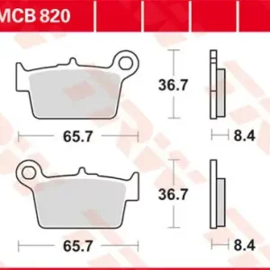 Scheibenbremsbeläge MCB820 passend für Beta Rabatt