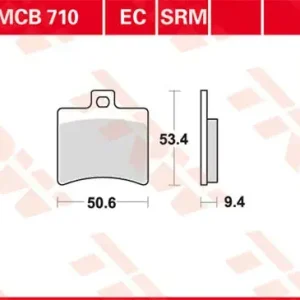 TRW Scheibenbremsbeläge MCB710 passend für Aprilia Kostenfreie Lieferung