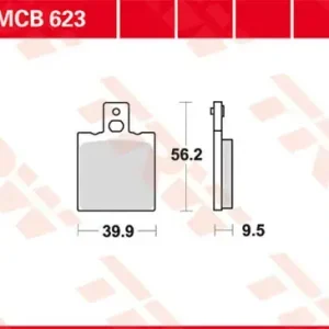 Rabatt TRW Scheibenbremsbeläge MCB623 passend für Honda NSR 125 R