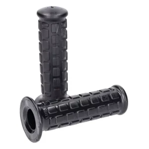 Gratis Versand Griffe Satz kurz Blockmuster schwarz für Automatik Mofa (22, 24mm)