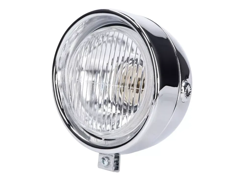 Scheinwerfer rund verchromt Classic universal für Puch, Kreidler, Zündapp uvm. Top-Angebot