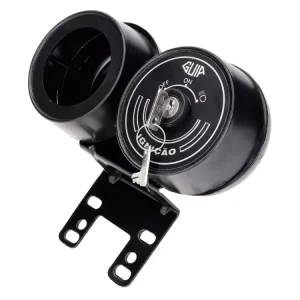 Armaturenträger / Cockpit Tachometer und Zündschloss schwarz universal für Mofa, Moped Mega-Angebot