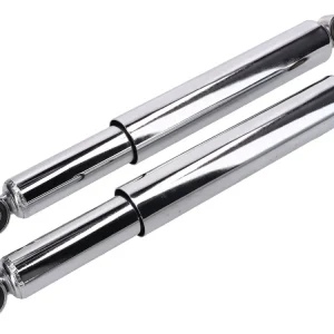 Top-Preis Stoßdämpfer Satz geschlossen Chrom für Puch Hercules, Zündapp, Kreidler 350mm