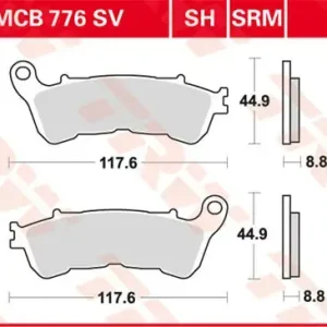 Scheibenbremsbeläge MCB776SV passend für Honda & Suzuki Bestseller