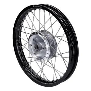Speichenrad 1,60 x 16 Aluminium schwarz für Simson S50, S51, S53, S70, S83, KR51/1, KR51/2 Schwalbe, SR4-1 Spatz, SR4-2 Star, SR4-3 Sperber, SR4-4 Habicht Begrenztes Angebot