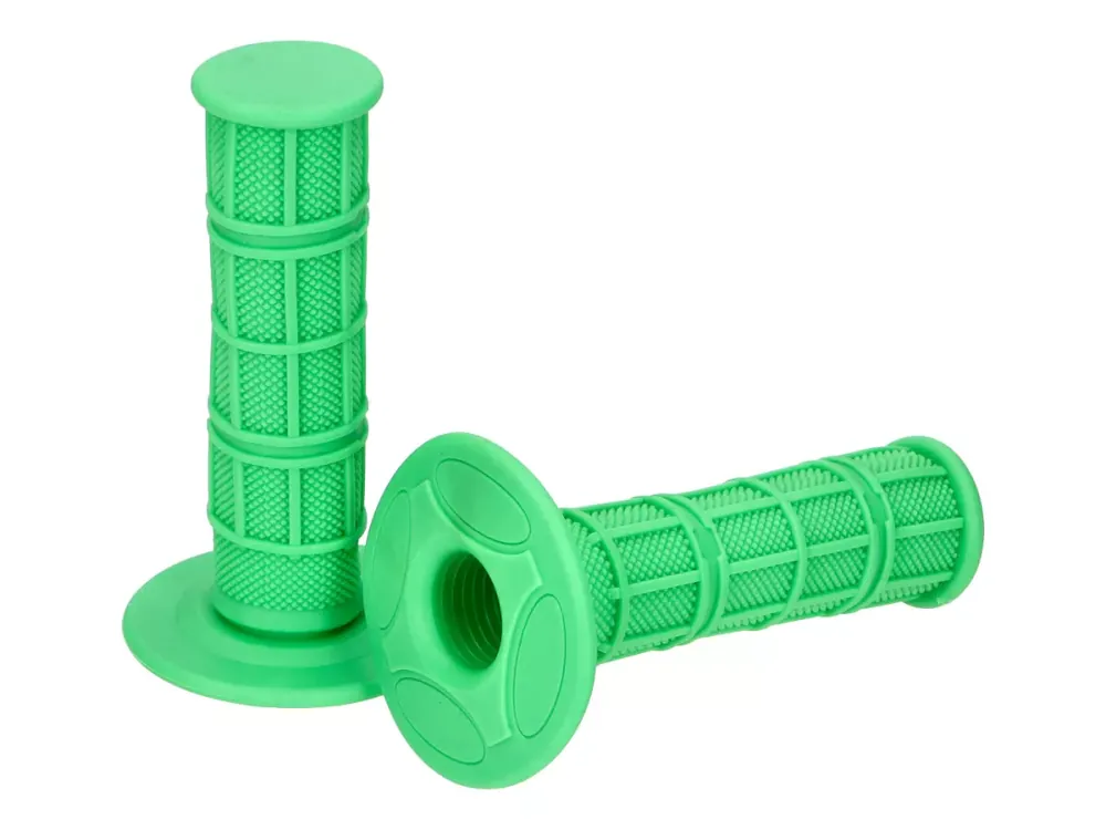 Griffe Satz Off-Road Waffle grün 22mm universal Kracherpreis