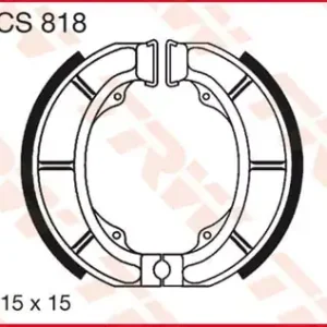 Meistverkauft Bremsbacken MCS818 passend für Aprilia Habana 50