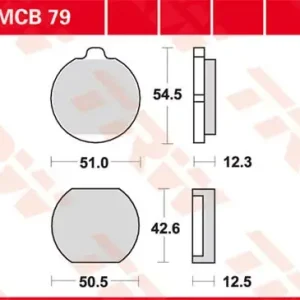 Nur Heute Scheibenbremsbeläge MCB79 passend für Kawasaki