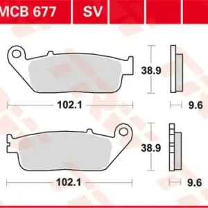 Sale Scheibenbremsbeläge MCB677 passend für Yamaha und Honda