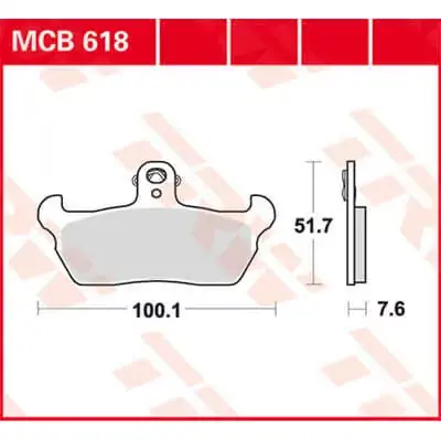 Abverkauf Scheibenbremsbeläge MCB618 passend für Aprilia & Cagiva