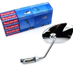 Schnäppchen Spiegel bumm Links Chrom für Zündapp Bergsteiger M25, M50, KS 50, Super Combinette, Kreidler, Puch, DKW, Miele, NSU, Simson, Hercules