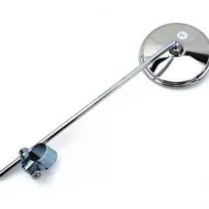 Spiegel bumm Edelstahl Rund mit Schelle für Zündapp, Kreidler, Hercules, Miele, DKW, NSU, Horex, Puch, Gritzner Schneller Versand
