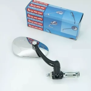 Spiegel bumm Rechts Kunststoff Schwenkarm für Zündapp, Hercules, Kreidler, Miele, DKW, NSU, Gritzner, Puch, Piaggio Roller Kracherpreis