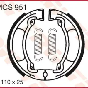Preiswert Bremsbacken MCS951 passend für Yamaha DT 50 MX, DT 80, RD 80