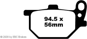 EBC-FA61 V Bremsbeläge passend für Yamaha XS 750 SE 80-82 Angebot