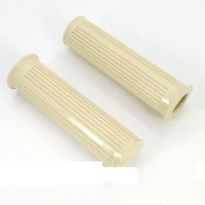 Nur Für Kurze Zeit Griffgummi Cremeweiß 120mm 22mm für Puch, DS 50