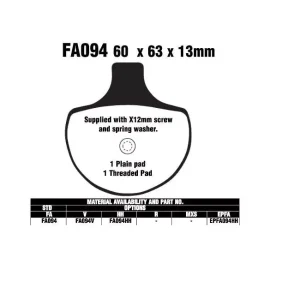 Bestseller EBC FA94 V Bremsbeläge passend für Harley Davidson