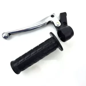 Top-Seller Kupplungshebel Aluminium Poliert mit Gelenkstück Schwarz für Zündapp, Kreidler, Hercules, Puch, Miele, DKW, NSU, KTM