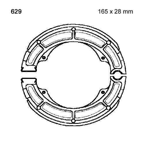 EBC FA629 HH Bremsbeläge passend für Honda & Suzuki Preisknaller