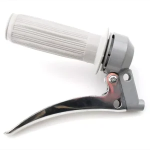 Angebot Gasgriff Armatur Aluminium Grau 22mm 105mm für Zündapp, Kreidler, Hercules, Puch, DKW, KTM, Mofa, Moped, Mokick