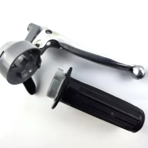 Gasgriff Armatur Aluminium 22mm Schwarz 105mm für Zündapp, Kreidler, Hercules, Puch, DKW, KTM Mofa, Moped, Mokick Ausverkauf