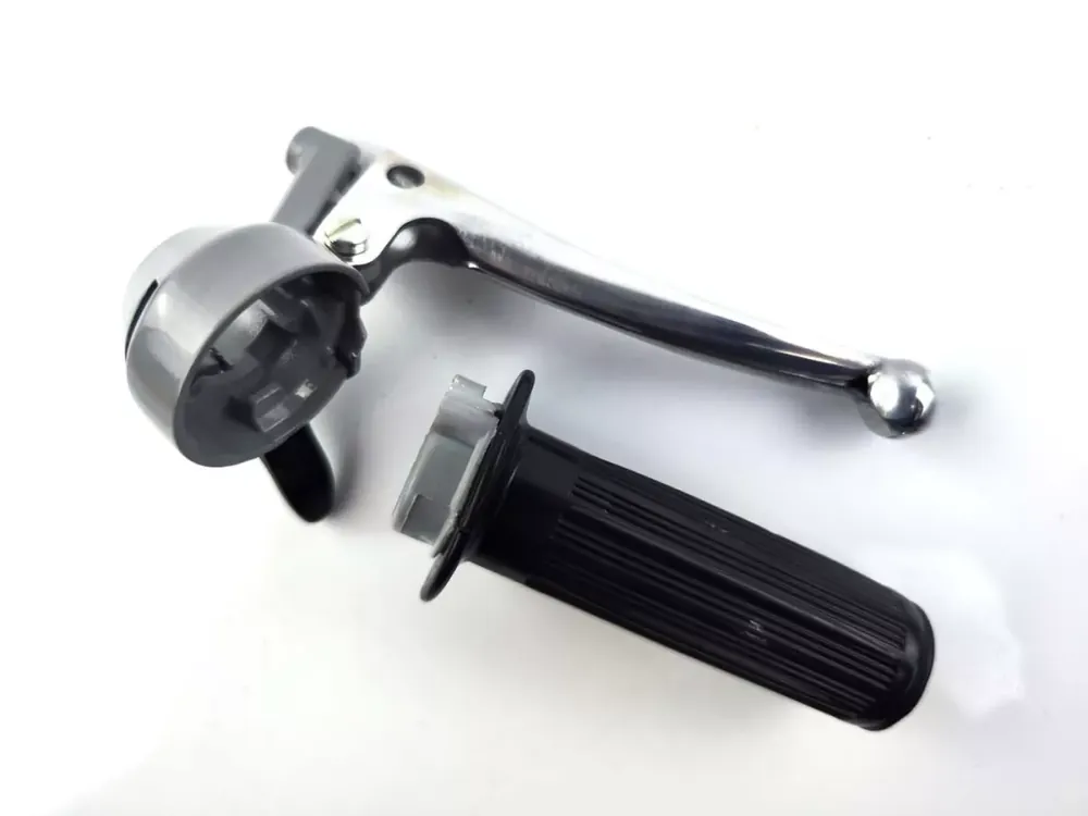Gasgriff Armatur Aluminium 22mm Schwarz 105mm für Zündapp, Kreidler, Hercules, Puch, DKW, KTM Mofa, Moped, Mokick Ausverkauf