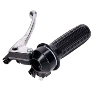 Ausverkauf Gasgriff Armatur 22mm Schwarz Aluminium 105mm für Zündapp, Kreidler, Hercules, Puch, DKW, KTM