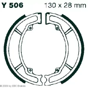 Billig EBC-Y 506 Bremsbeläge passend für Yamaha und Sachs Modelle