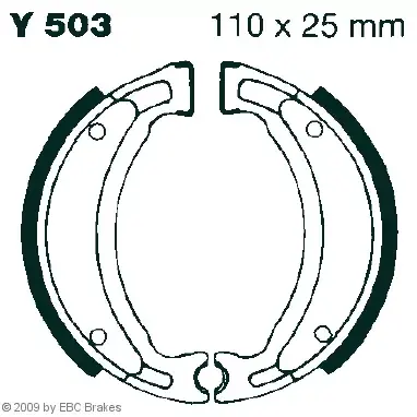 EBC-Y 503 Bremsbelag passend für Yamaha Heißes Angebot