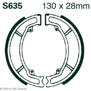Neue Kollektion EBC-S 635 Bremsbeläge passend für Suzuki UC 125 Epicuro AX1111 99-02
