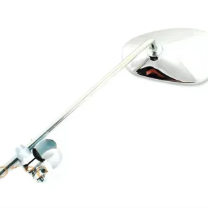 Spiegel bumm mit Schelle Verkleinernd Chrom Links für Zündapp, Kreidler, Hercules, Miele, DKW, NSU, Horex, Puch, Gritzner Ausverkauf