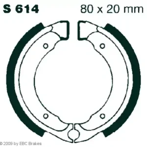 EBC-S 614 Bremsbeläge passend für Kawasaki & Suzuki Kostenloser Versand