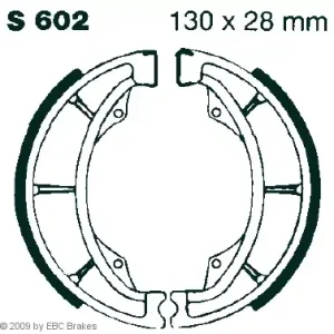 Markenware EBC-S 602 Bremsbeläge passend für Suzuki 125 Modelle
