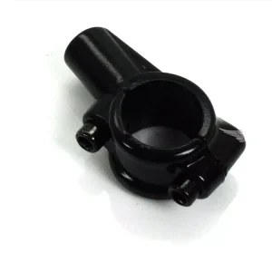 Spiegelhalter Aluminium Schwarz 22mm M10 x 1,25 für Honda, Kawasaki, Suzuki, Yamaha, Zündapp, Kreidler, Hercules, Mofa, Moped, Mokick, Roller, Motorrad Neue Kollektion