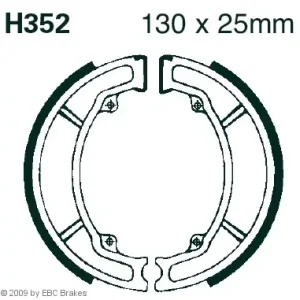 Kostenloser Rückversand EBC-H 352 Bremsbeläge passend für Honda Modelle