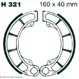 Aktuell EBC-H 321 Bremsbeläge passend für Honda & Kymco