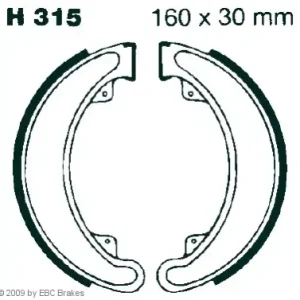 Kostenfreie Lieferung EBC-H 315 Bremsbeläge passend für Honda CB Modelle