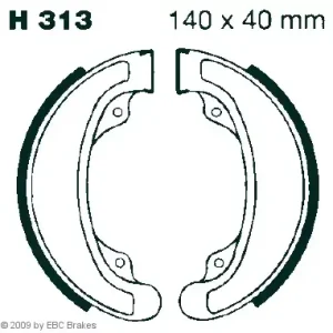 EBC-H 313 Bremsbelag passend für Honda CB/CM/VT Modelle Jetzt Bestellen