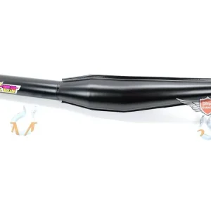 Auspuff Schellen Anschluss 32mm Gesamtlänge ca. 660mm Endschalldämpferlänge ca. 240mm für Zündapp, Kreidler, Hercules, Puch Aktuell